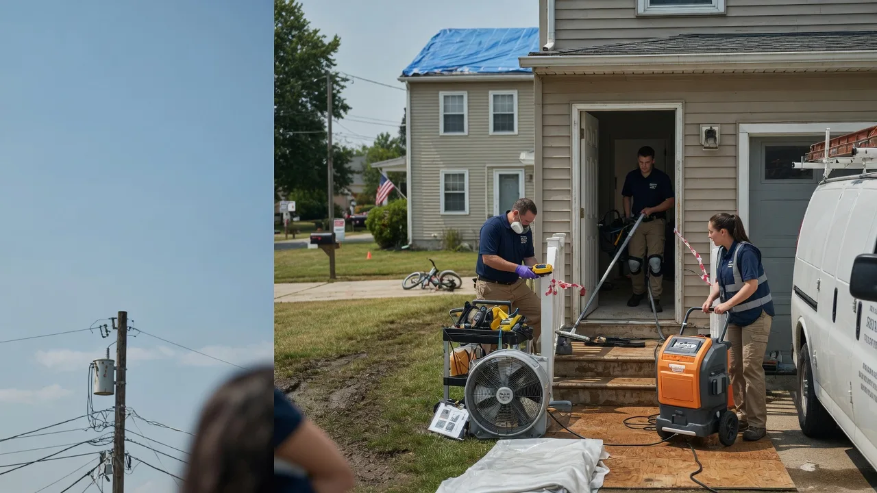 Water Damage Repair in Stockertown, PA near me
